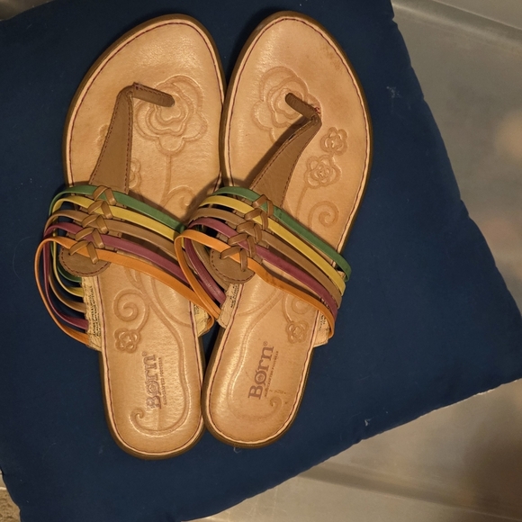 Born Women's Multicolor Sandals Preloved - Picture 1 of 3